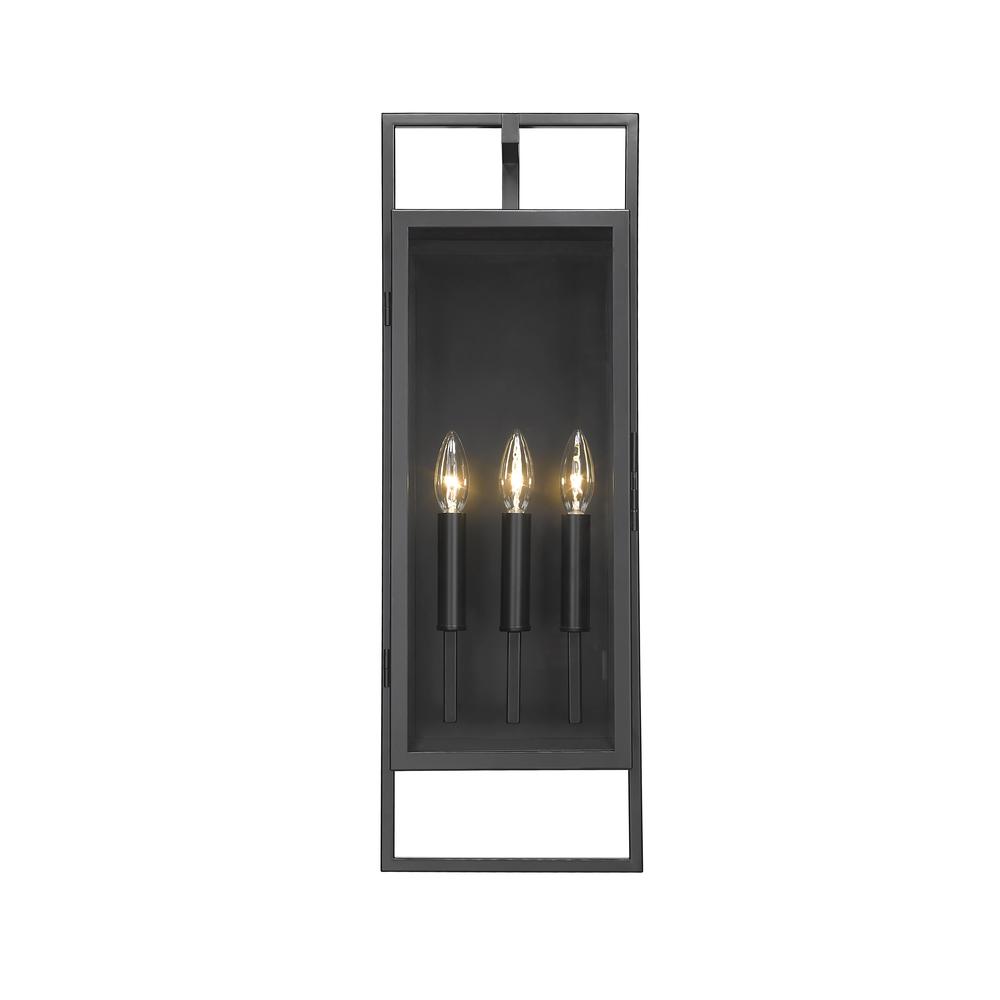 3 Light Outdoor Wall Light. Picture 2