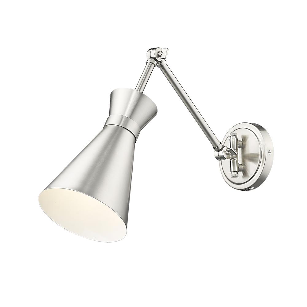Soriano 1 Light Wall Sconce, Brushed Nickel. Picture 1