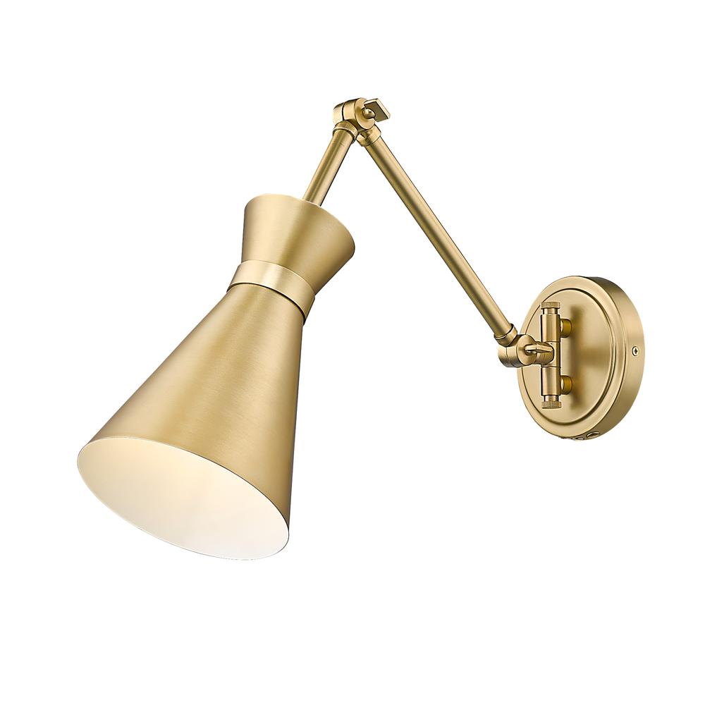 Soriano 1 Light Wall Sconce, Modern Gold. Picture 1