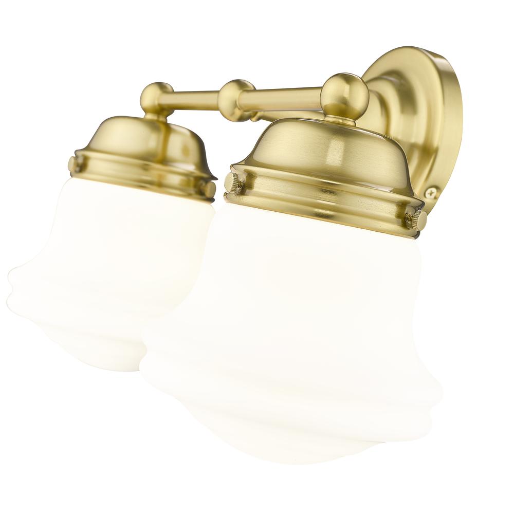 Vaughn 2 Light Vanity, Matte Opal. Picture 4