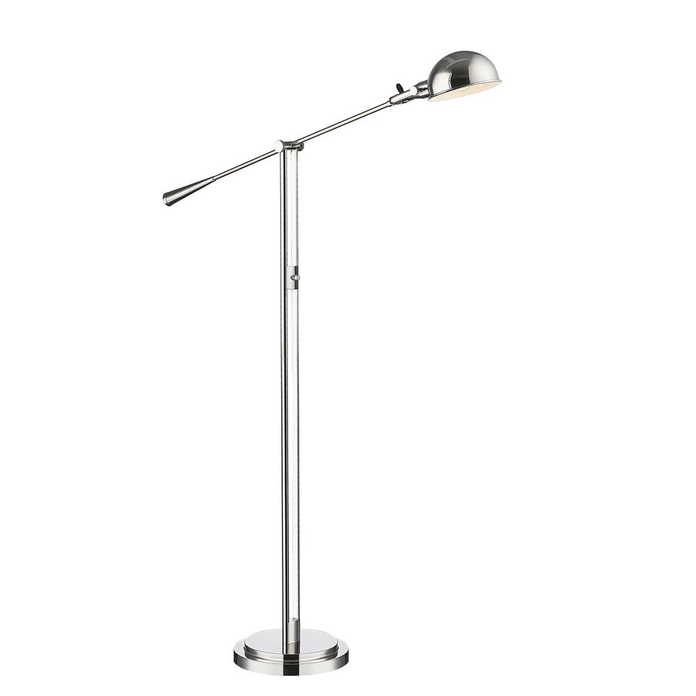 Grammercy Park 1 Light Floor Lamp, Polished Nickel. Picture 3