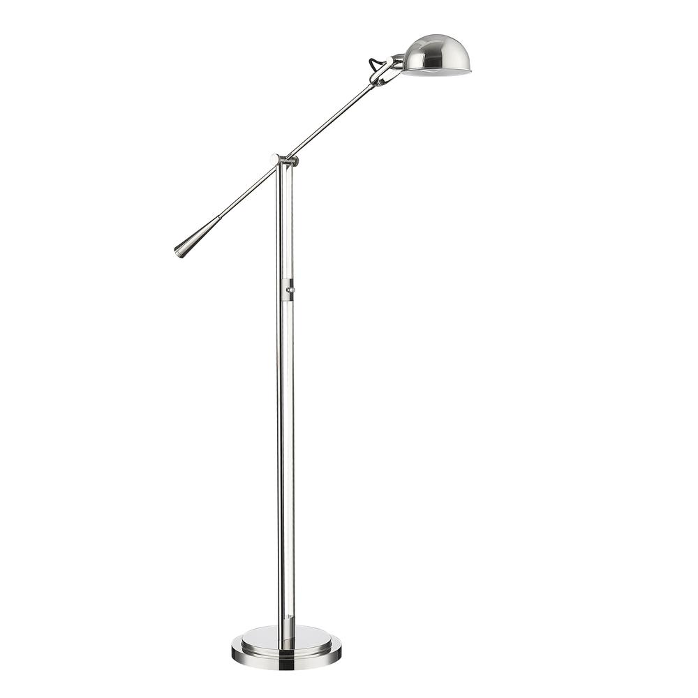 Grammercy Park 1 Light Floor Lamp, Polished Nickel. Picture 5