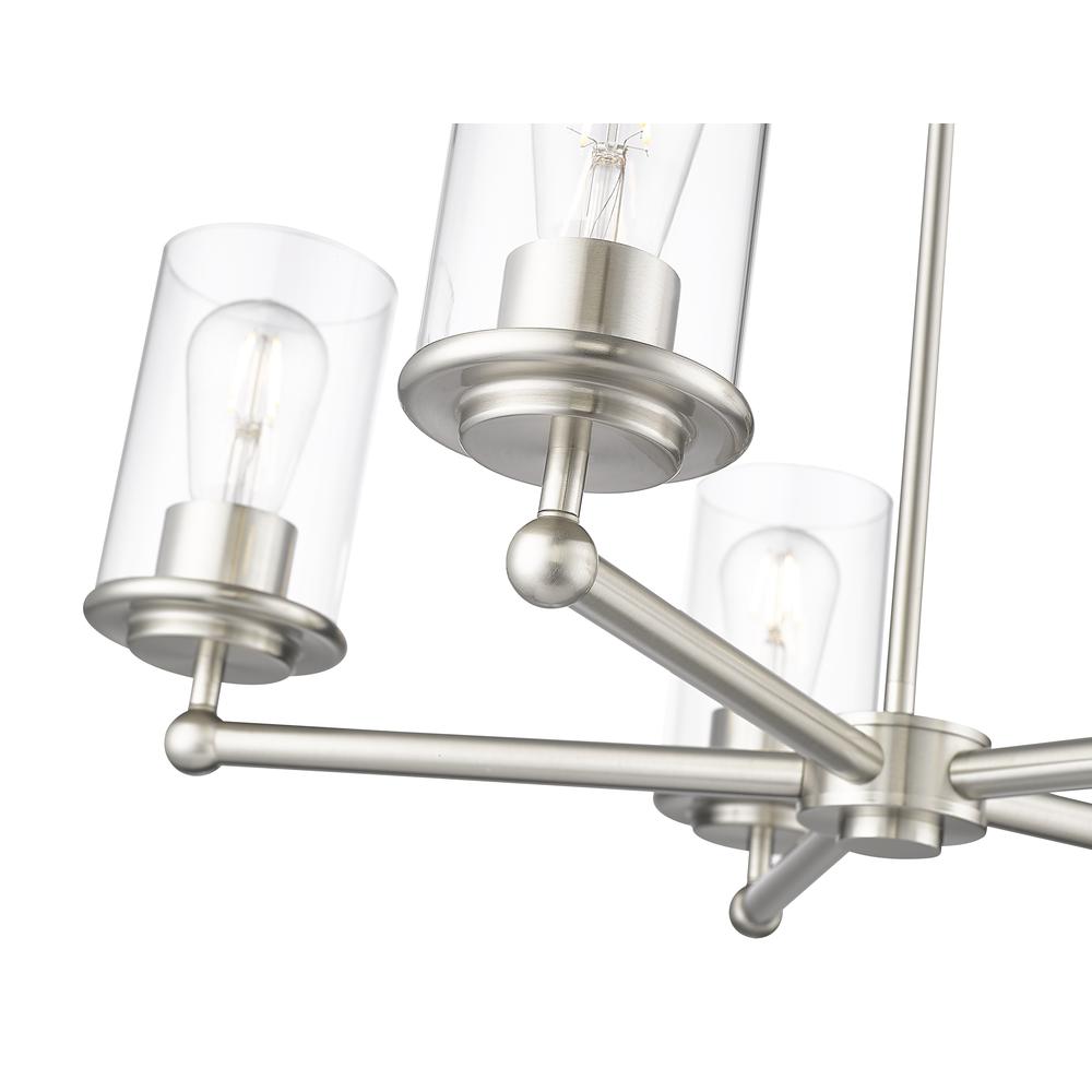 Thayer 5 Light Chandelier, Clear. Picture 4