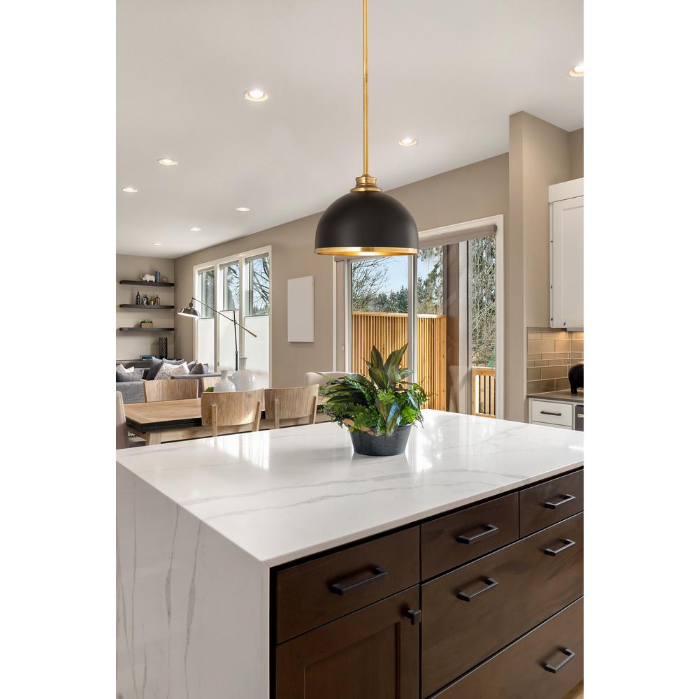 Kendall 5 Light Pendant in Brushed Nickel/White. Picture 2