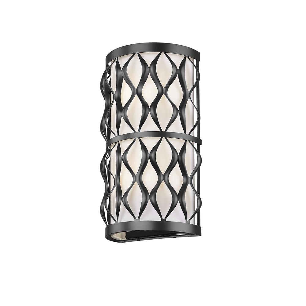 Harden 2 Light Wall Sconce, White. Picture 2