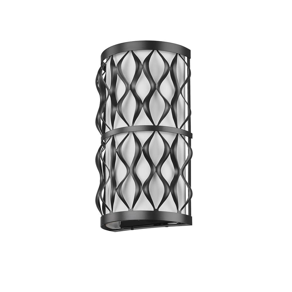 Harden 2 Light Wall Sconce, White. Picture 5