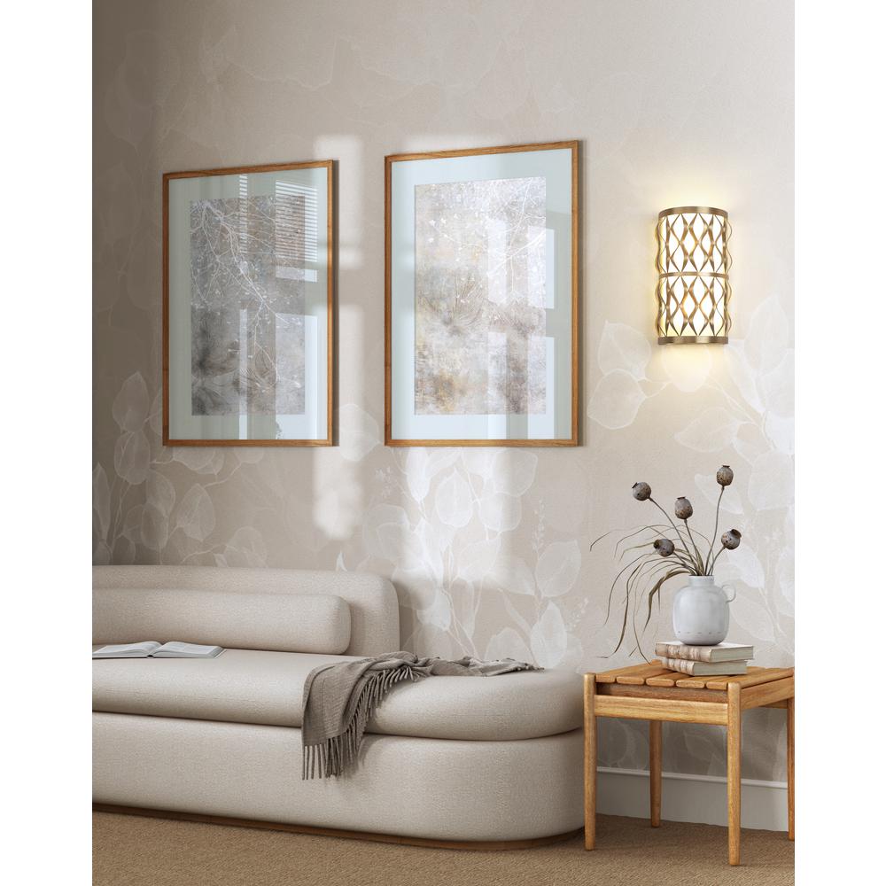 Harden 2 Light Wall Sconce, White. Picture 7