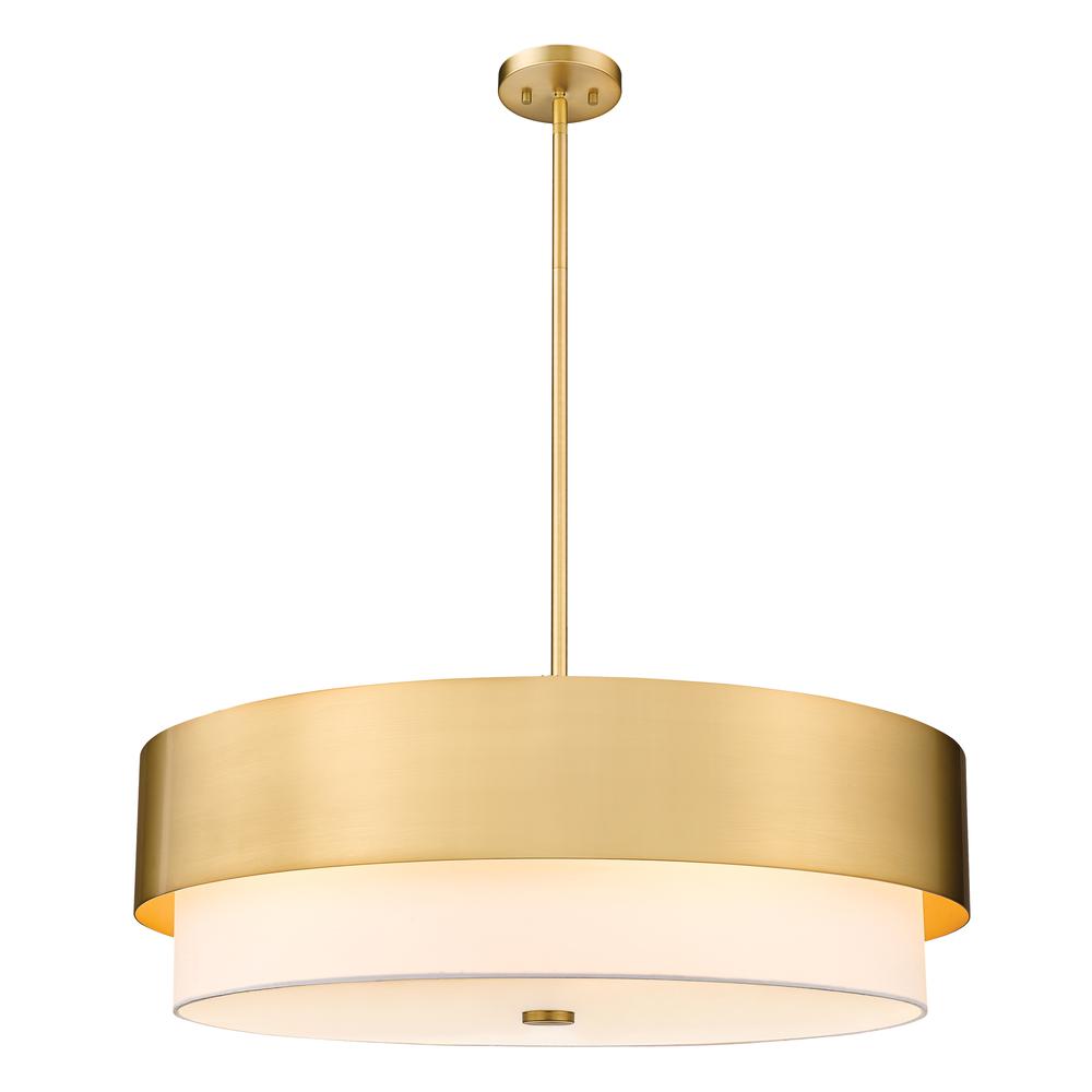 Clarion - 2 Light Flush Mount in Rubbed Brass. The main picture.