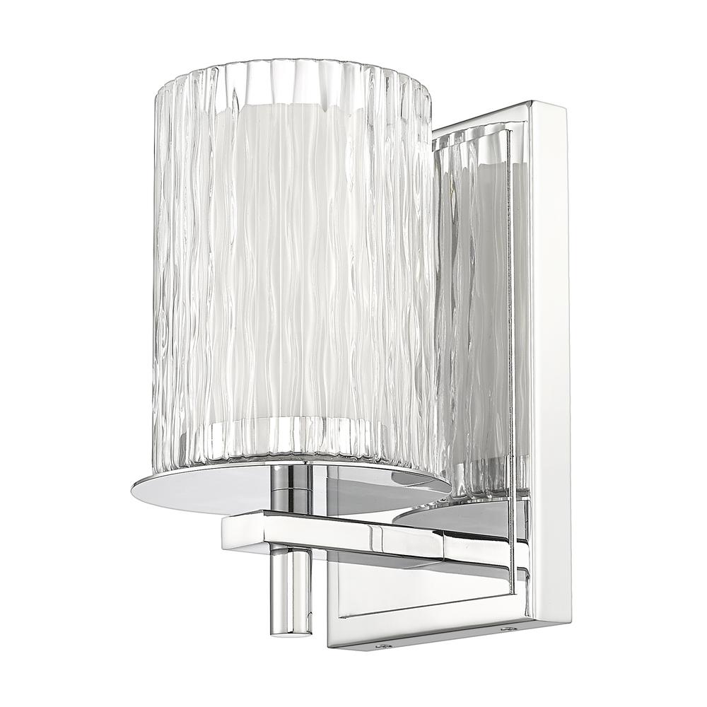 Grayson 1 Light Wall Sconce, Clear + Etched Opal. Picture 5