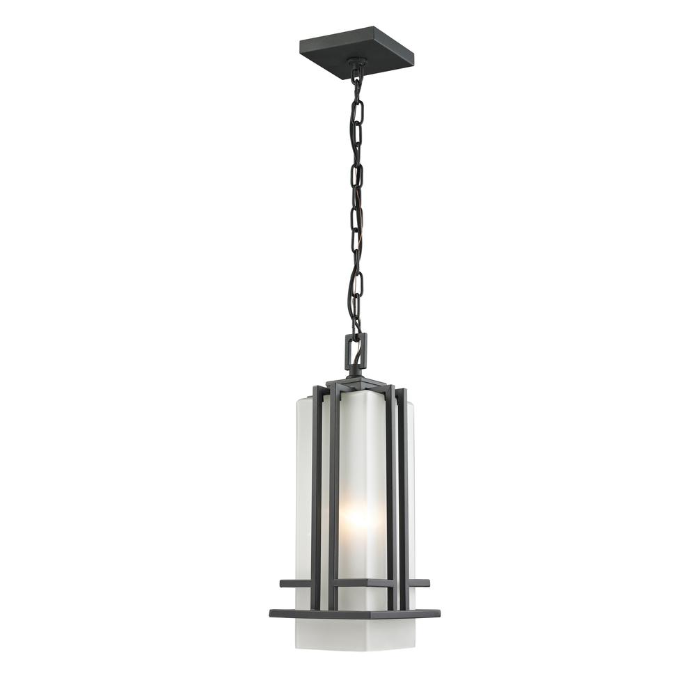 1 Light Outdoor Chain Mount Ceiling Fixture. Picture 1