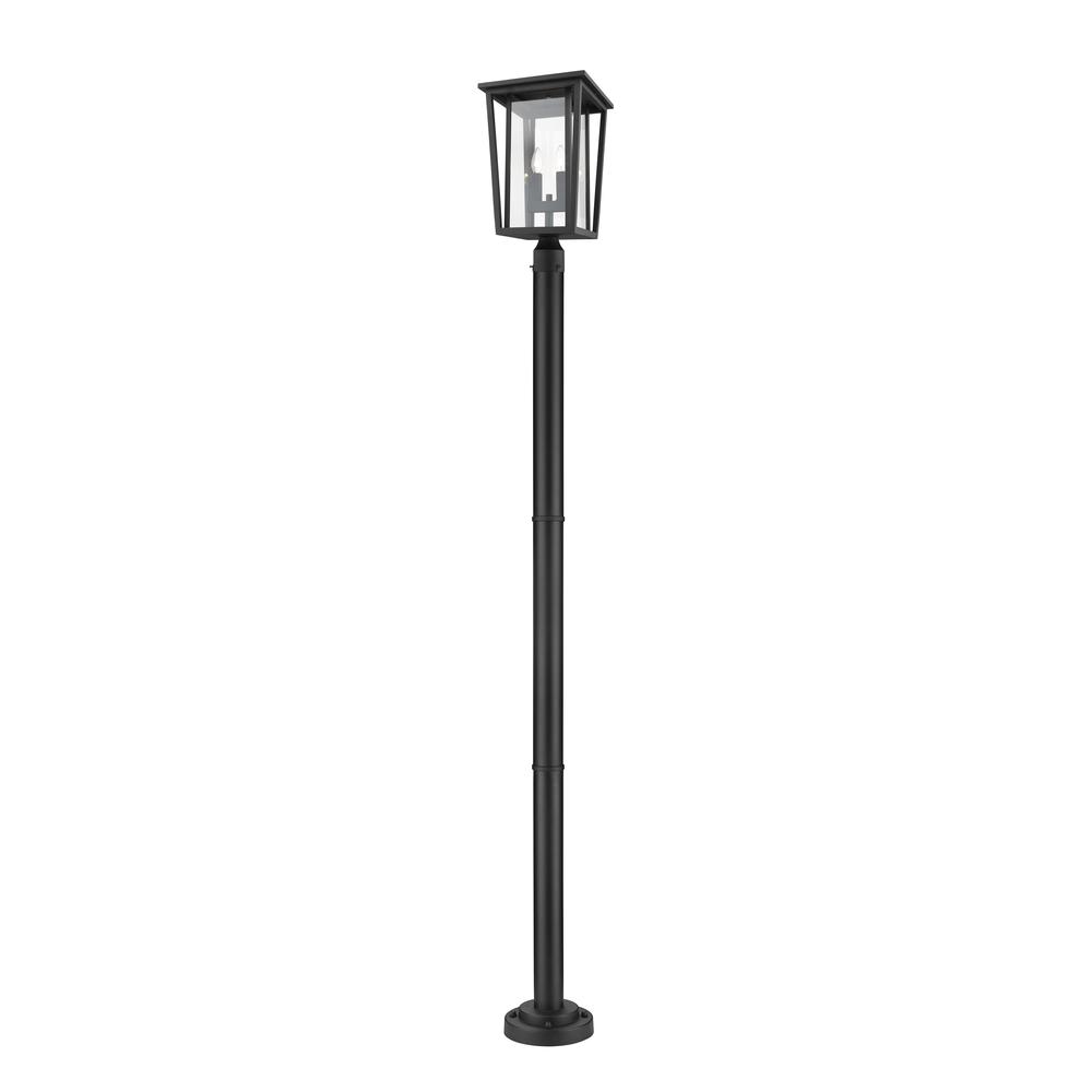 2 Light Outdoor Post Mounted Fixture. Picture 1