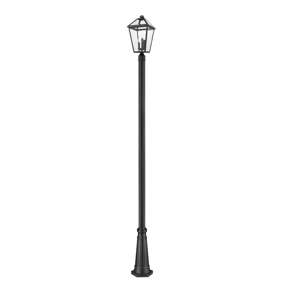 3 Light Outdoor Post Mounted Fixture. Picture 1