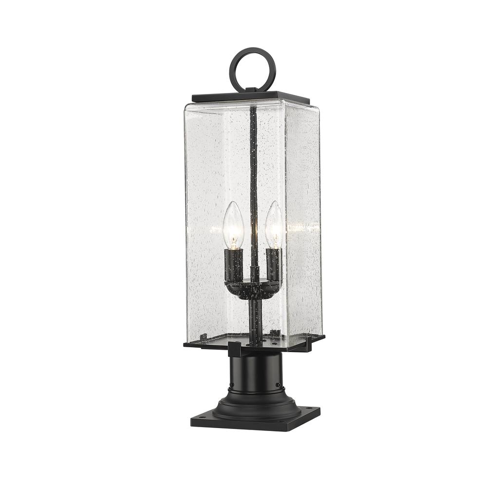 2 Light Outdoor Pier Mounted Fixture. Picture 1