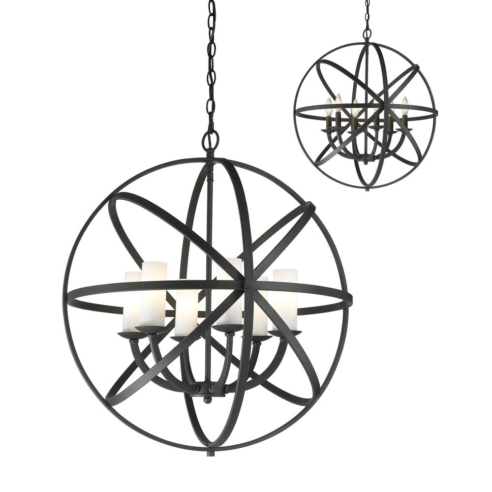 6 Light Chandelier. Picture 1