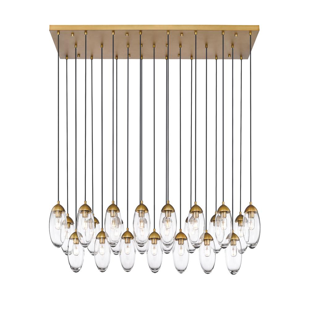 Katie - 1 Light Chandelier with Polished Nickel Frame. The main picture.