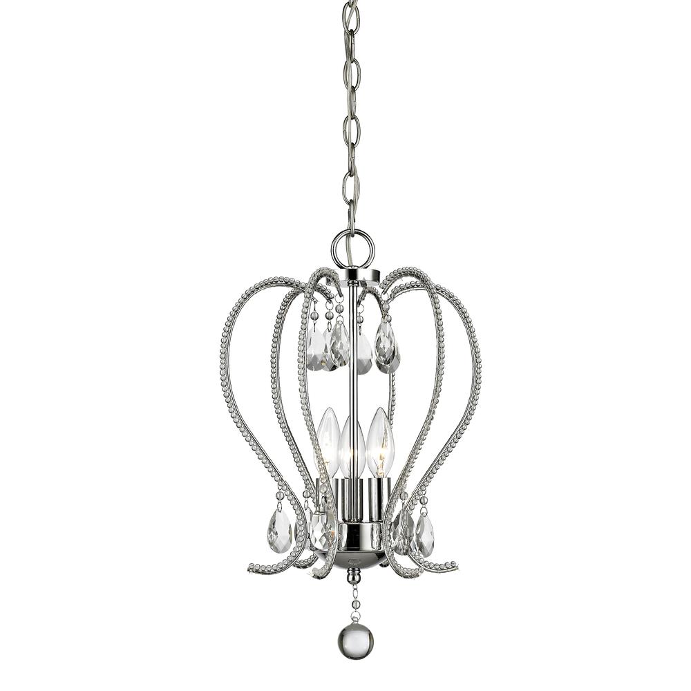 3 Light Chandelier. Picture 1