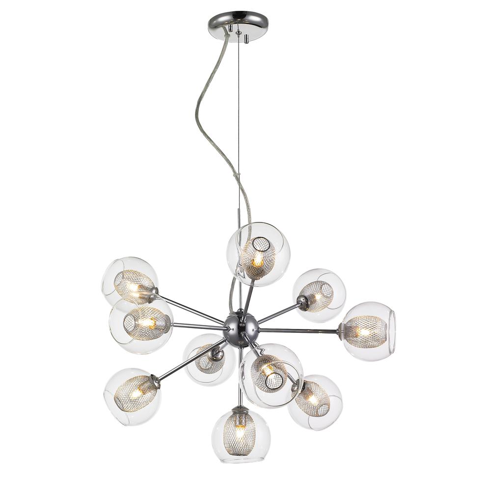 10 Light Chandelier. Picture 1