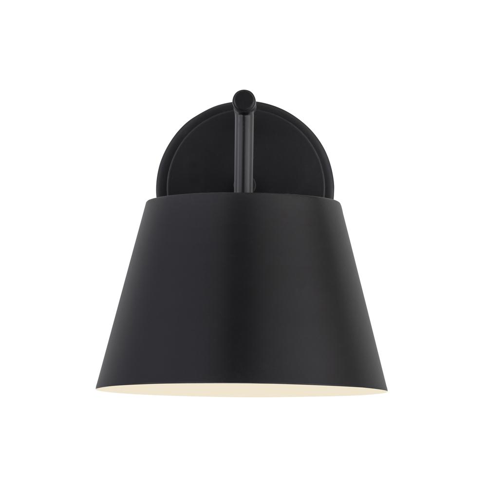 Lilly 1 Light Wall Sconce, Matte Black. Picture 5