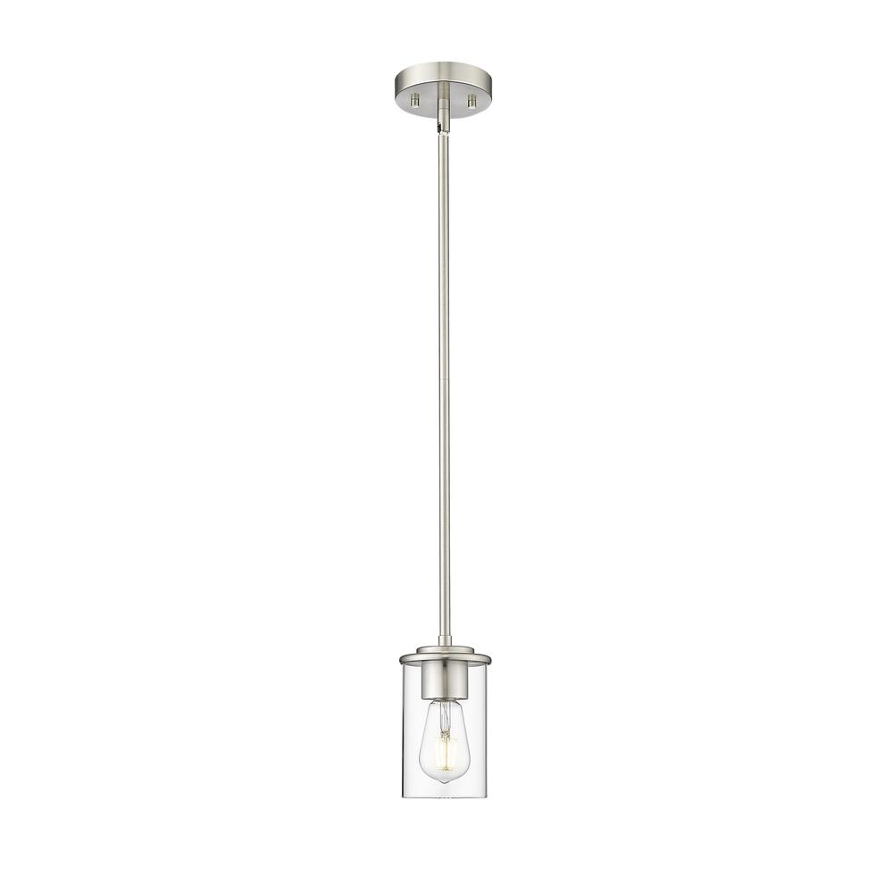 Thayer 1 Light Pendant, Clear. Picture 1