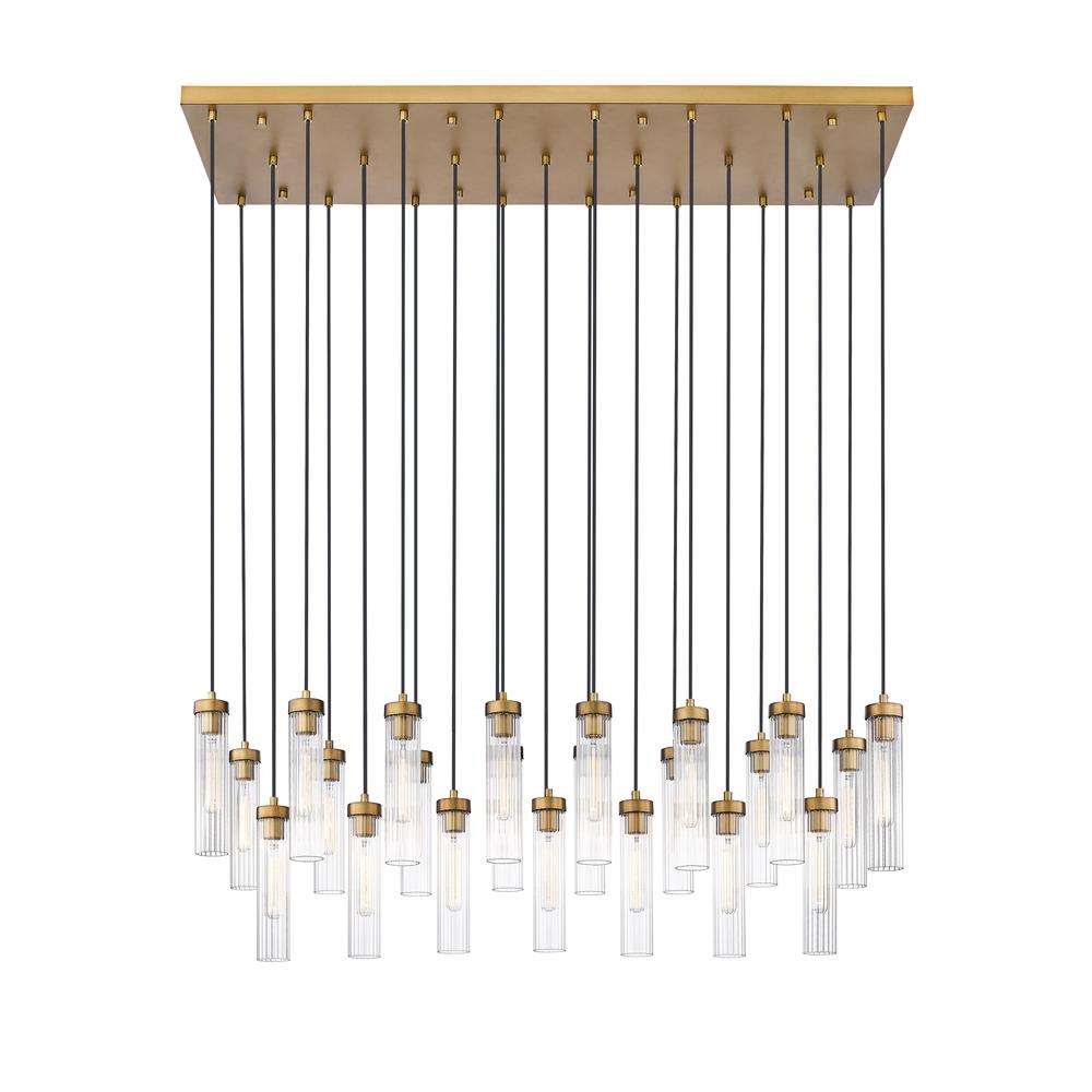 23 Light Linear Chandelier. The main picture.