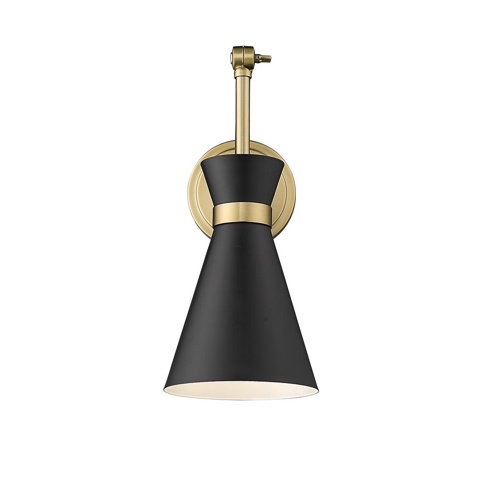 Soriano 1 Light Wall Sconce, Modern Gold. Picture 2