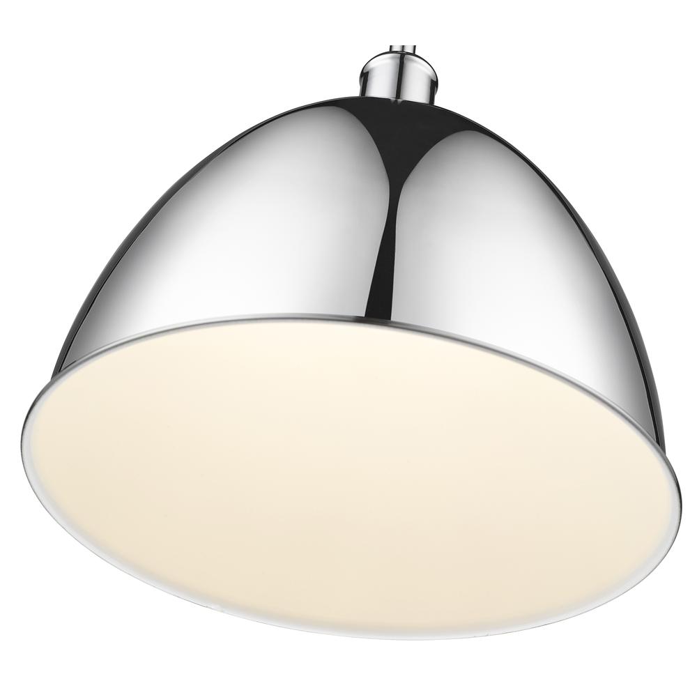 Clarion - 4 Light Flush Mount in Rubbed Brass. Picture 7