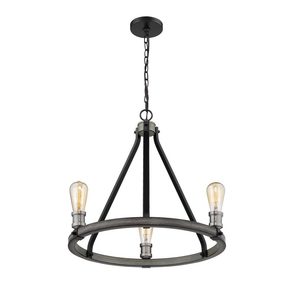 3 Light Chandelier. Picture 4