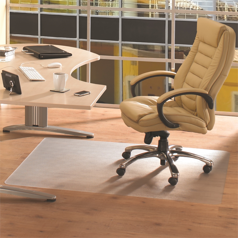 Cleartex Advantagemat PVC Rectangular Chairmat for Hard Floor (48" X 60"). Picture 5