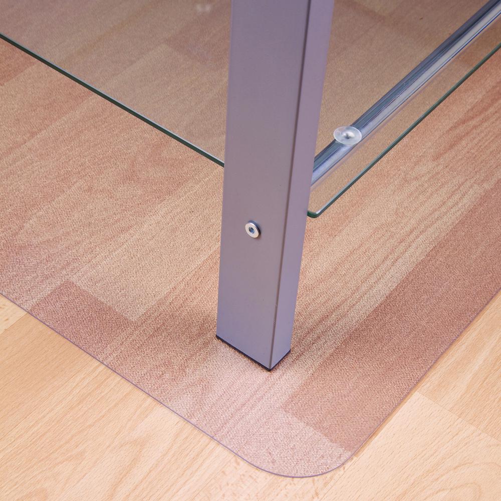 Cleartex Advantagemat PVC Rectangular Chairmat for Hard Floor (48" X 79"). Picture 5