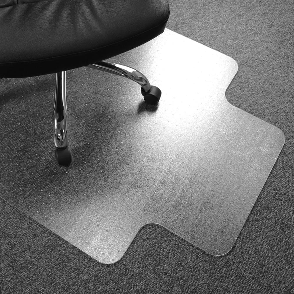 Vinyl Lipped Chair Mat for Carpets up to 1/4" - 45" x 53". Picture 1