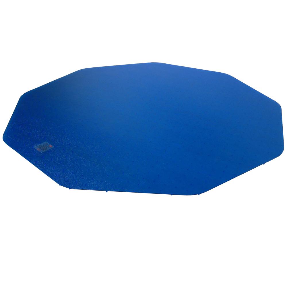 Cleartex 9Mat Ultimat Polycarbonate Chairmat for Hard Floor in Cobalt Blue (38" X 39"). Picture 9