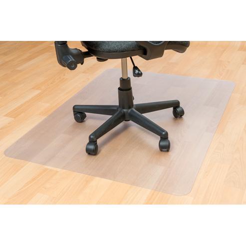 EcoTex Revolutionmat, Recycled Anti-slip Chair Mat, For Hard Floors, 100% Recycled, Rectangular, Size 30" x 48". Picture 4