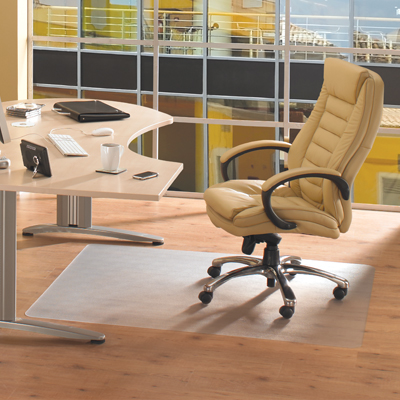 Advantagemat PVC Rectangular Chairmat for Hard Floor (30" X 48"). Picture 5