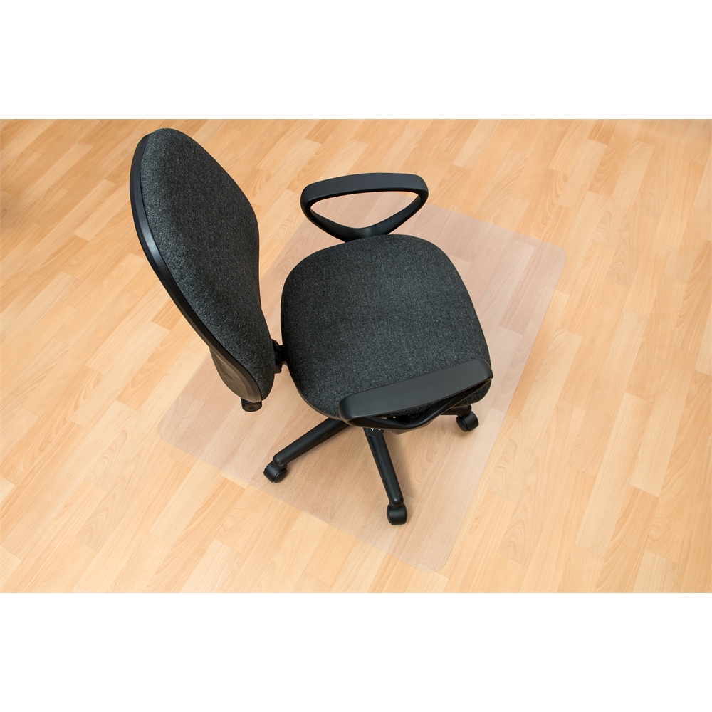 Ecotex Enhanced Polymer Rectangular Chair mat Hard Floor Anti-Slip (30" X 48"). Picture 3