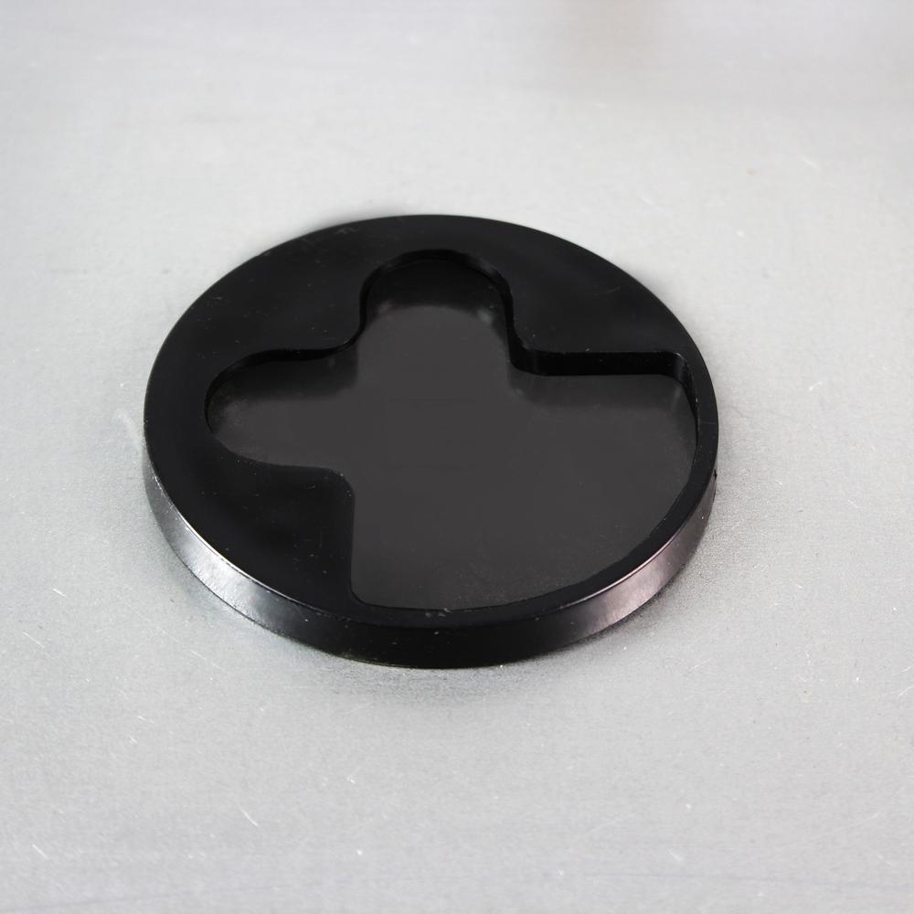 Black Multi-Purpose Grid Glass Dry Erase Board 14" x 14". Picture 8