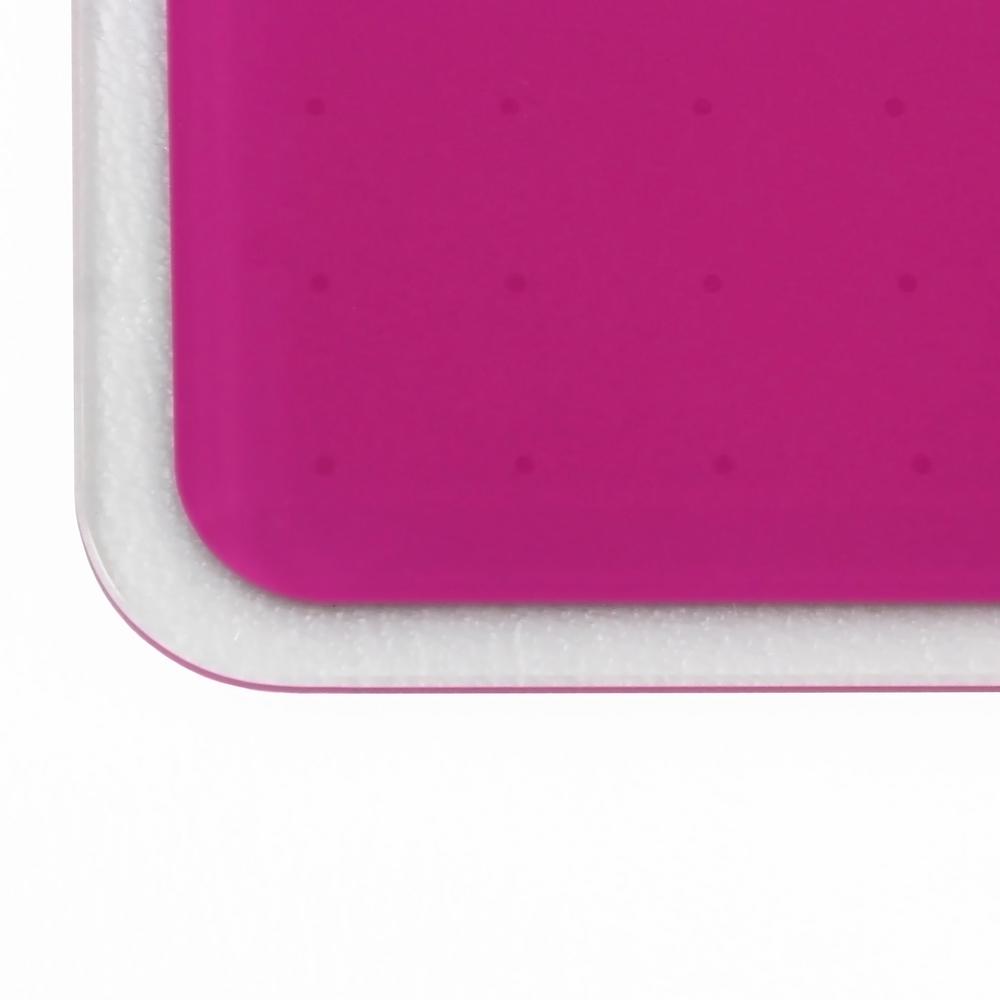 Violet Multi-Purpose Grid Glass Dry Erase Board 24" x 36". Picture 9