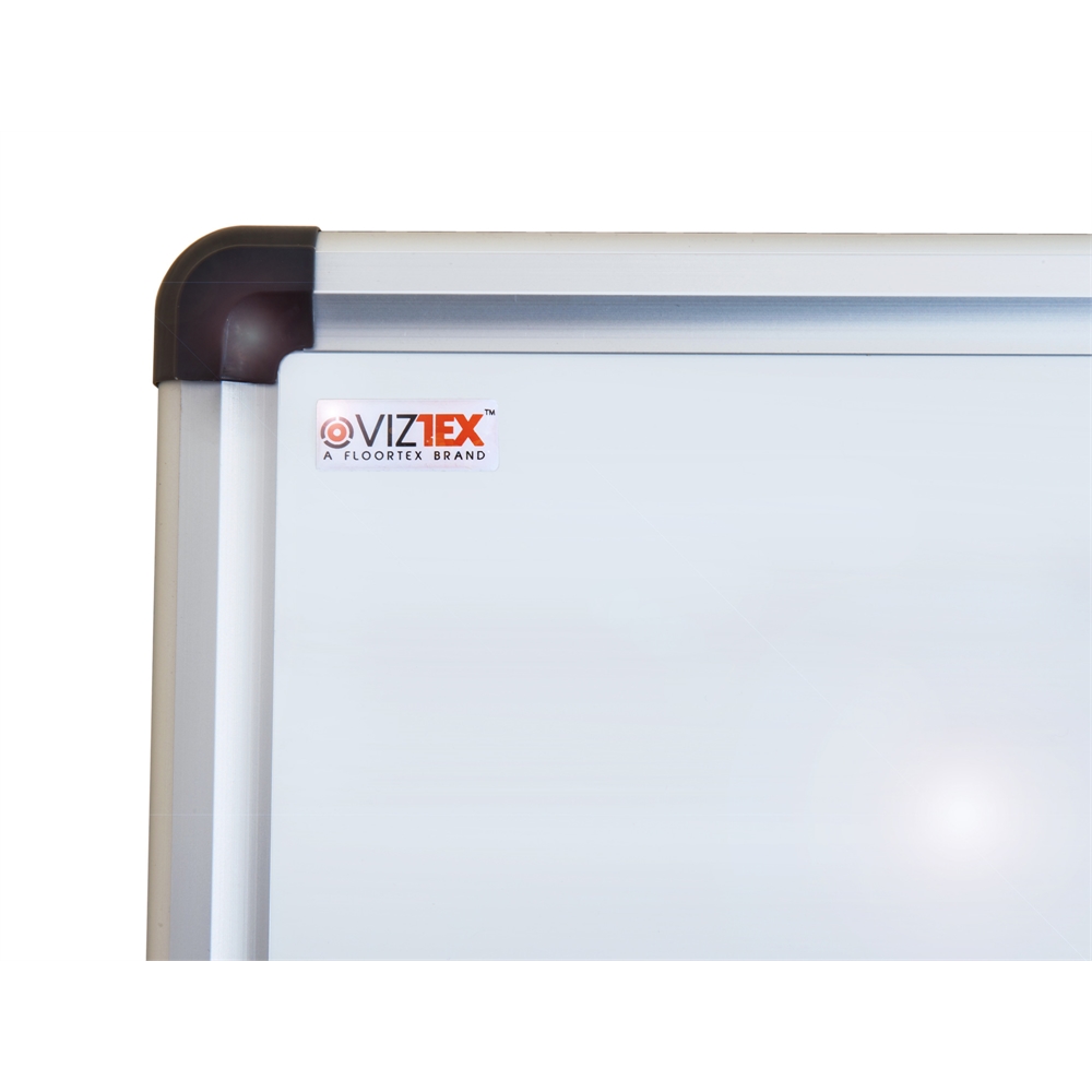 Viztex Lacquered Steel Magnetic Dry Erase Board with an Aluminium frame (36"x24"). Picture 2