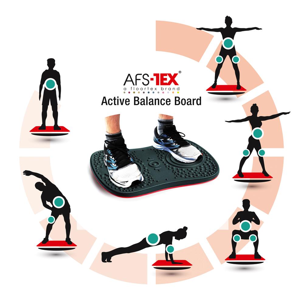 AFS-TEX® Active Anti-Microbial Exercise Wobble Balance Board. Picture 3