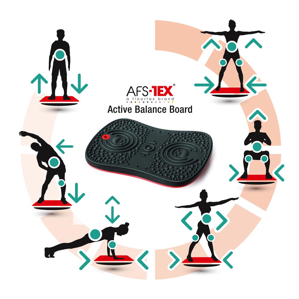 AFS-TEX® Active Anti-Microbial Exercise Wobble Balance Board. Picture 4