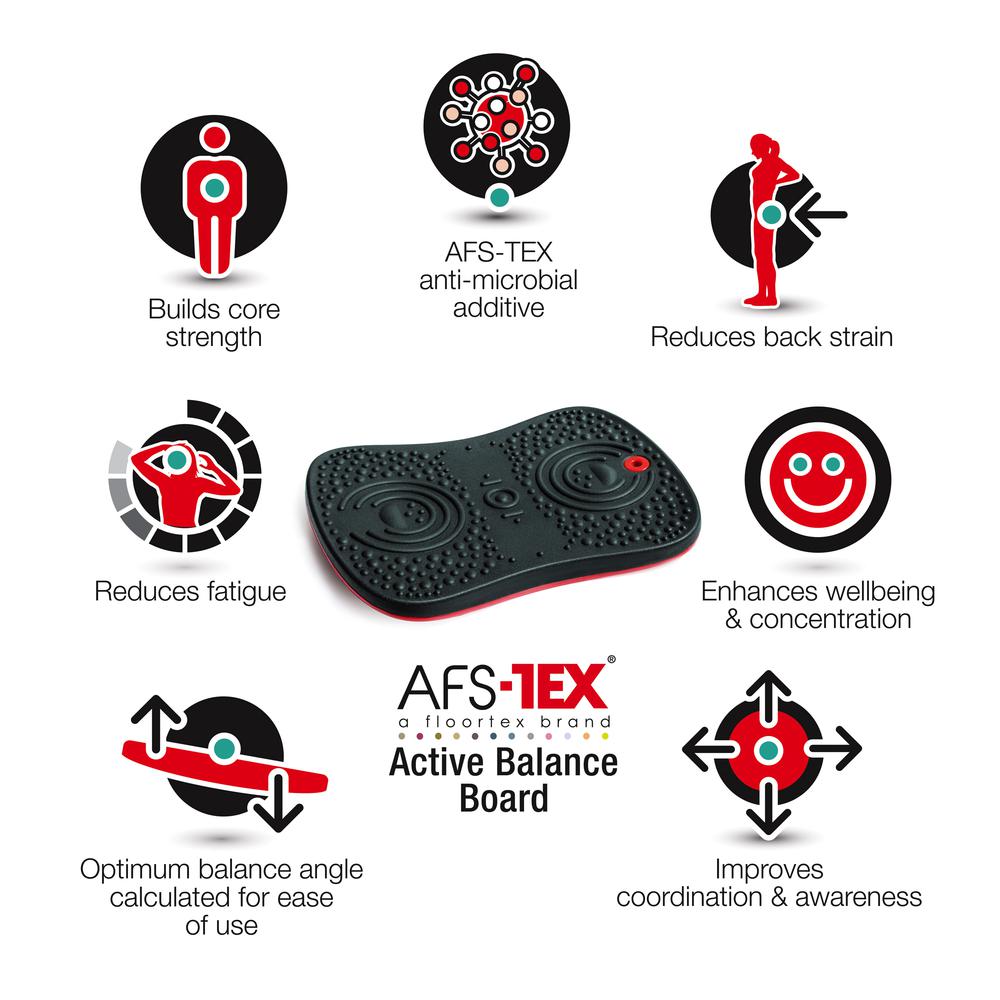AFS-TEX® Active Anti-Microbial Exercise Wobble Balance Board. Picture 7