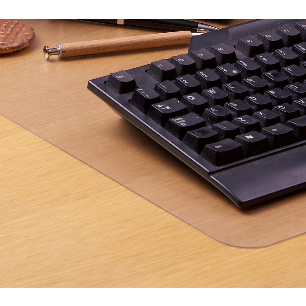 Desktex, Desk Protector Mat, Anti-Slip and Super-Strong Polycarbonate, Rectangular, Size 29" x 59". Picture 4