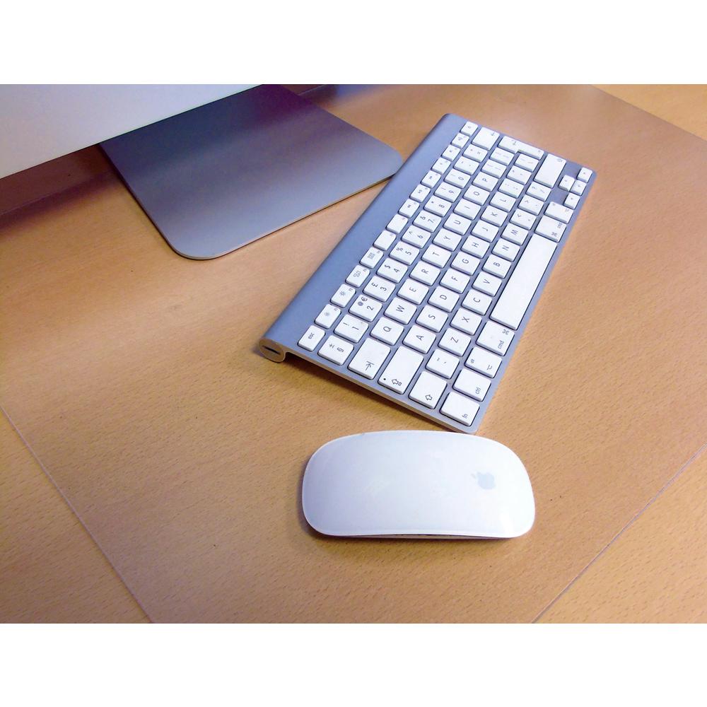 Desktex, Desk Protector Mat, Anti-Slip and Super-Strong Polycarbonate, Rectangular, Size 35" x 71". Picture 2