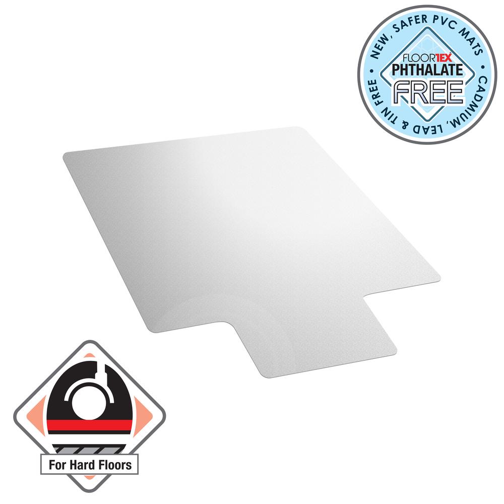 Vinyl Lipped Chair Mat for Hard Floor - 48" x 51". Picture 6