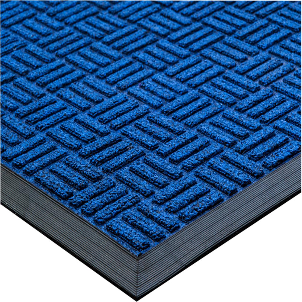 Doortex Ribmat heavy duty Indoor / Outdoor Entrance mat in Blue (48"x72"). Picture 1