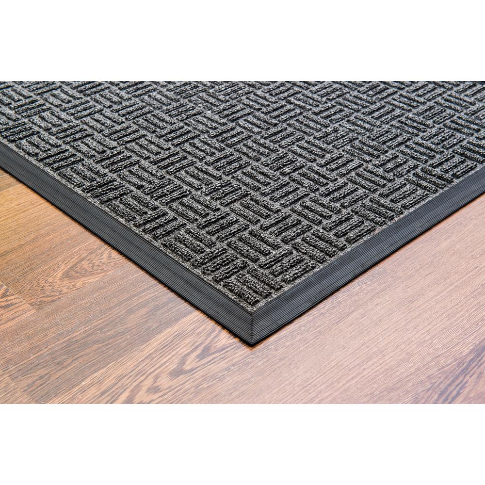 Doortex Ribmat heavy duty Indoor / Outdoor Entrance mat in Charcoal (24"x36"). Picture 2
