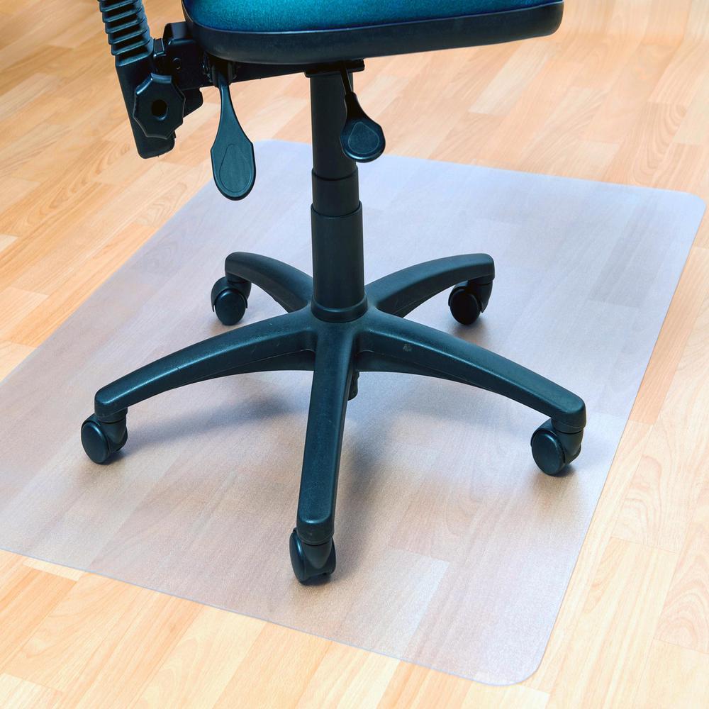 BioPVC Eco Friendly Carbon Neutral PVC Chair Mat for Hard Floors - 29" x 47". Picture 5