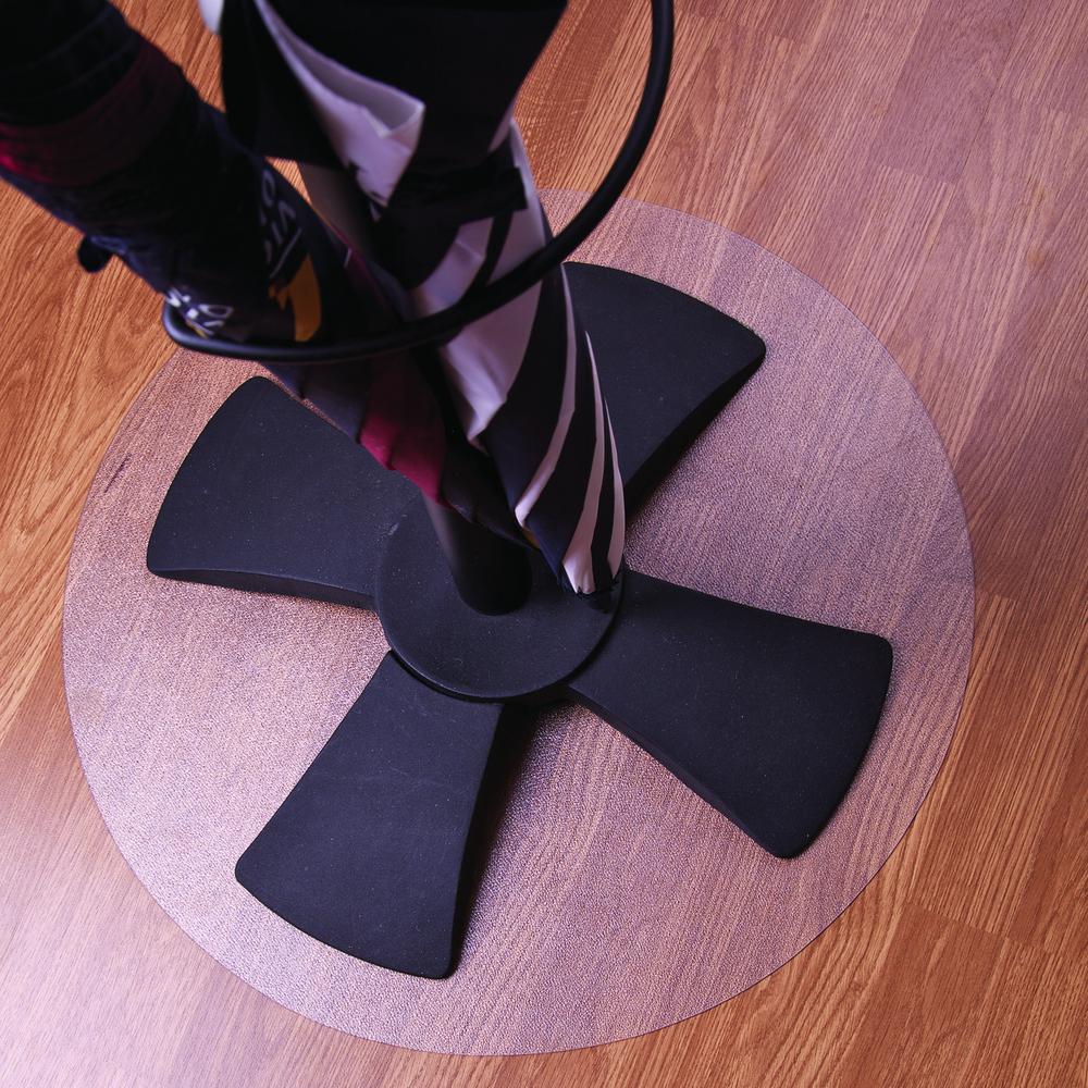 Cleartex Circular General Purpose Floor Mat, For Hard Floor, Size - 24" Diameter. Picture 1