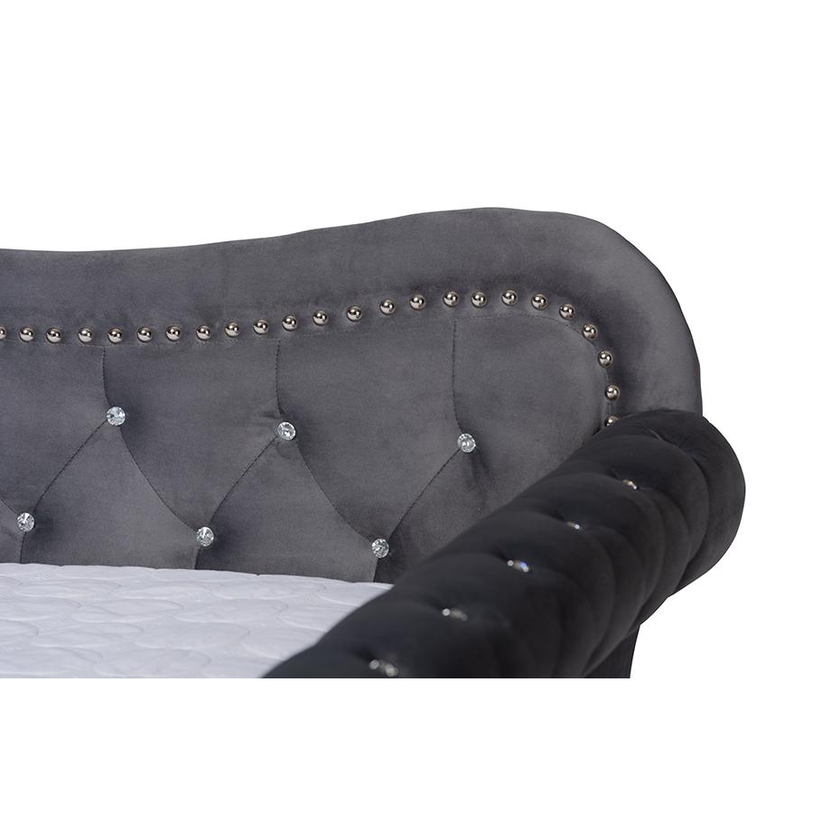 Crystal Tufted Full Size Daybed with Trundle. Picture 6
