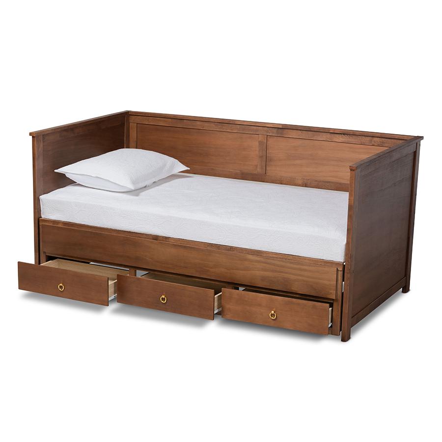 Wood Expandable Twin Size to King Size Daybed with Storage Drawers. Picture 2