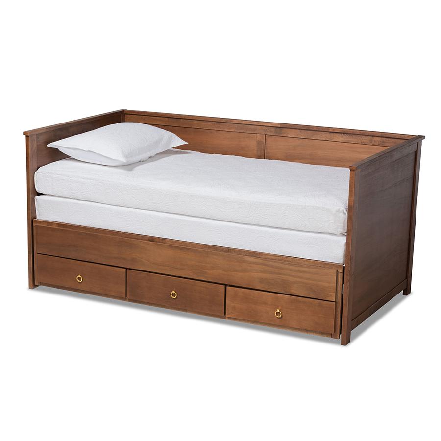 Wood Expandable Twin Size to King Size Daybed with Storage Drawers. Picture 3